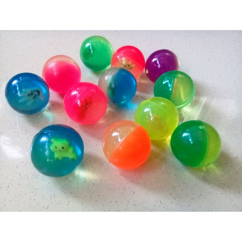 Paket 2pc Bola Bekel Motif Boneka Diameter 4,5 cm (ukuran jumbo)