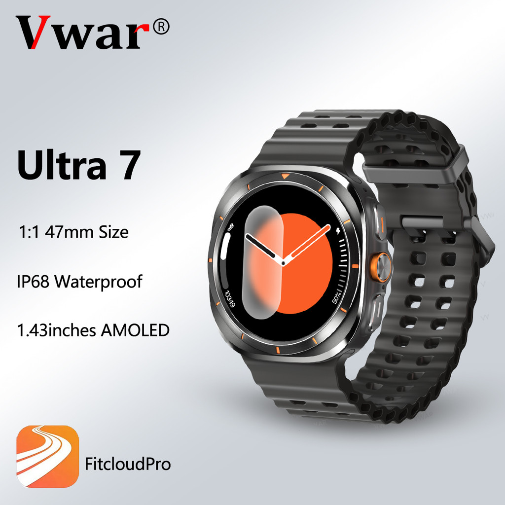 2025 Vwar Watch 7 Ultra 47Mm Smart Watch Ip68 Waterproof Bluetooth Call Compass Smartwatch For Men