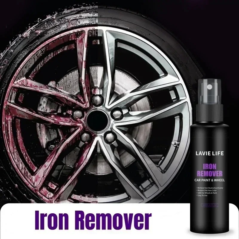 Car Rust Removal Spray Tire Rust Removerdust Removal Wheel Rim Rust Remover Automotive Cleaning