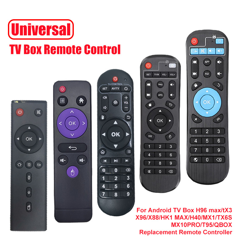 Ir Remote Control For Android Tv Box H96 /Tx3/X96/X88/Hk1 /H40/Mx1/Tx6S/Mx10Pro/T95/Qbox Replacement
