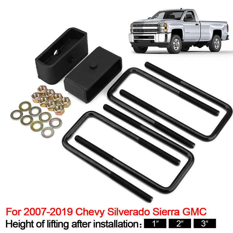 1/2/3" Rear Leveling Lift Kit For 2007-2019 Chevy Silverado Sierra Gmc