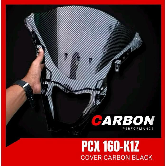WINSHIELD PCX 160 CARBON / Cover Windshield Depan Visor Pcx 160 carbon dasi pcx 160 carbon Motor