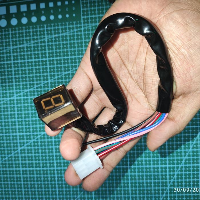 PRODUK Led Indikator Gigi 5 speed Digital Motor universal