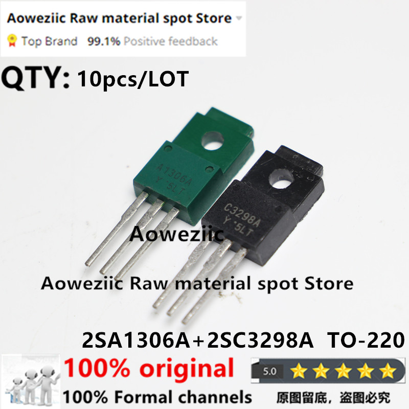 Aoweziic 100% New Imported Original 2Sa1306A 2Sc3298A A1306A C3298A To-220 Audio Frequency Power