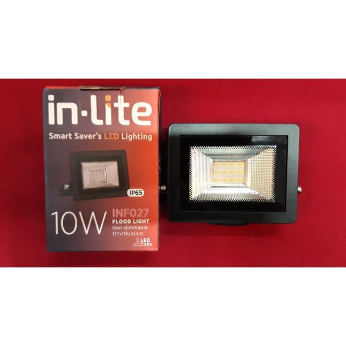 Terlaris INF027 Lampu Tembak Kap Sorot LED 10W Watt IP65 Waterproof Inlite SALE