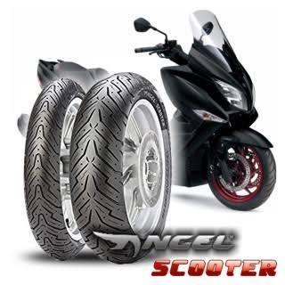 PAKET Ban 100/80-14 & 120/70-14 Pirelli Angel Scooter (Tubless)