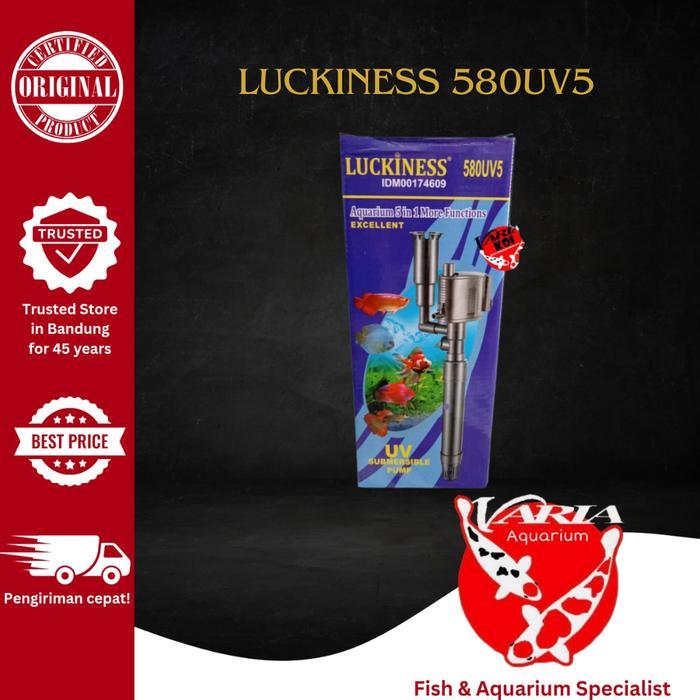 Luckiness 580UV5 Aquarium - Pompa Dan Lampu UV Aquarium