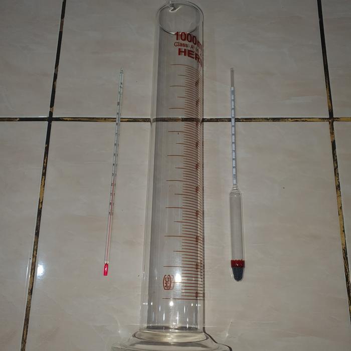 Alat Ukur Berat Jenis Solar Hydrometer Solar 1 Set
