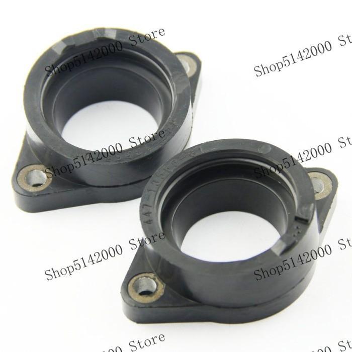 2Pcs Motorcycle Carburetor Intake Manifold Interface Adapter For Yamaha Tx650 Xs650 Xs Tx 650