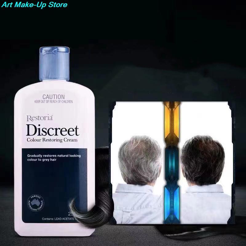 250ml Original Restoria Discreet Colour Restoring Cream Lotion Hair Care Reduce Grey Hair