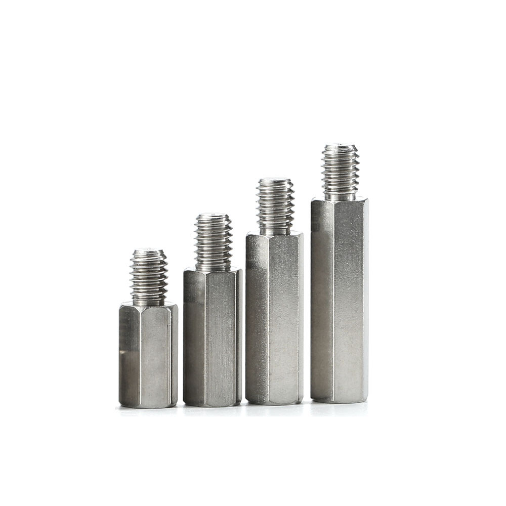 M3 M4 304 Stainless Steel Motherboard Standoff Hexagon PCB Board Spacer Single Head Screw External T