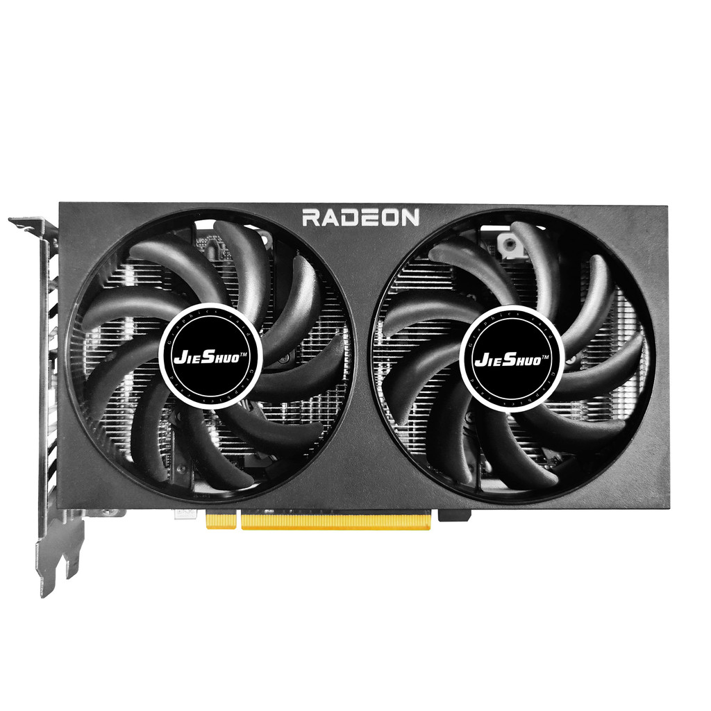 JIESHUO RX 6600 8G Graphics Card Supports Computer Desktop Video Office Mining, Etc RVN CFX Better T
