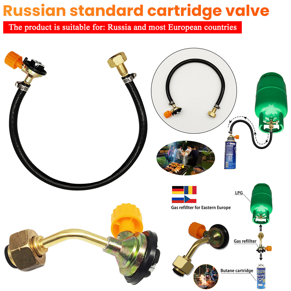 Gas Refill Adapter Inflation Valve Cylinder Gas Tank Filling Connector Leakproof Rubber Gas Refill