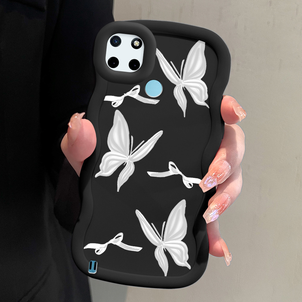 Casing Hp Untuk Realme C21Y C25Y Case Softcase Kesing Soft Cassing Kupu 0803