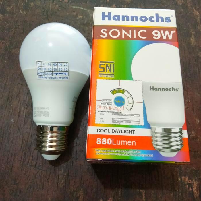 lampu LED 9 Watt Hannochs Sonic garansi 1 th