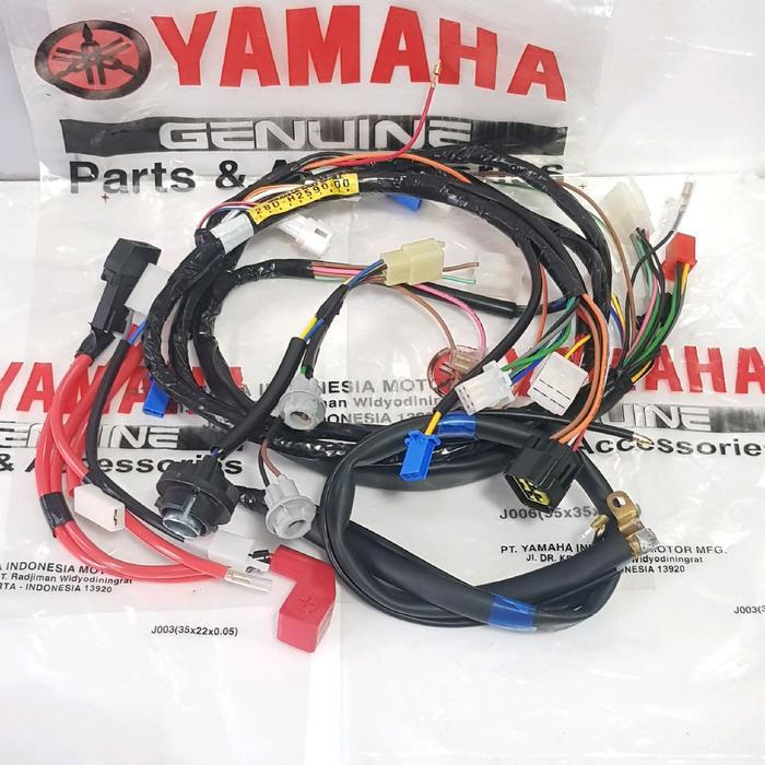 KABEL BODI BODY MIO SMILE MIO NEW FULLSET+KABEL AKI PLUS(+)KABEL AKI MIN(-)DAN FITING LAMPU