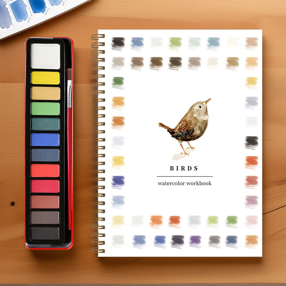 Water Painting Book With Brush Watercolor Paint Set Watercolor Painting Coloring Kit For Kids Ages