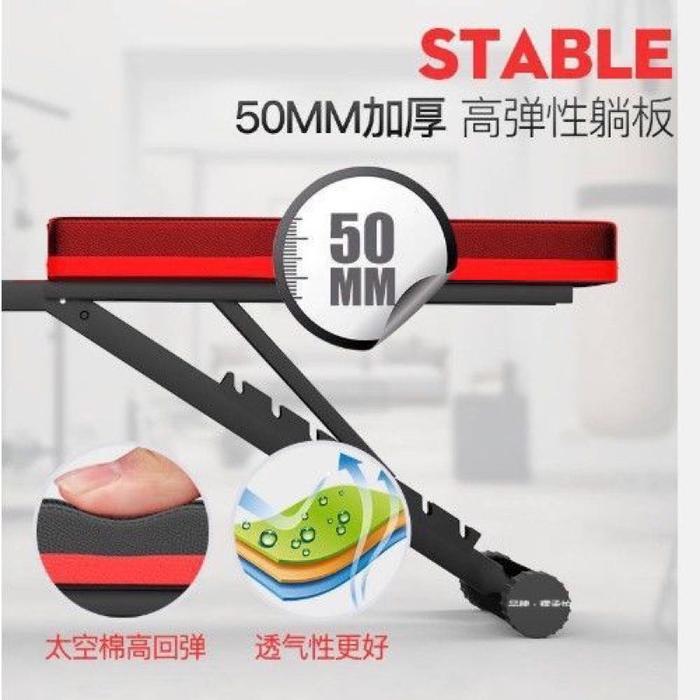 Sit up Bench -Dumbell sit up board Fitness