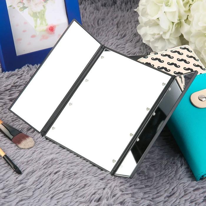 Cermin Lampu Led Tombol / Cermin Makeup Led / Kaca Cermin Lampu / Mirror Led Cermin Make Up / Kaca