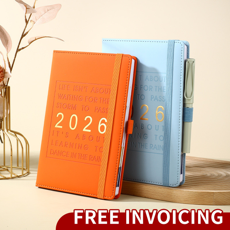 2026 Daily Planner Notebook for teaching and office Schedule Organizing , New Year and Christmas