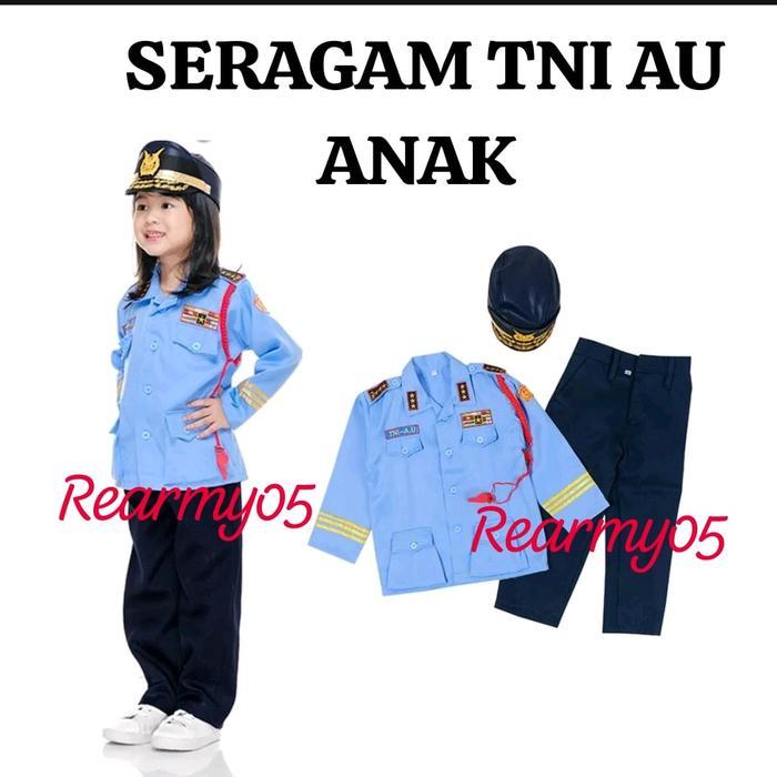 Seragam Tni Au Anak Lengan Panjang Baju Tni Au Anak Lengan Panjang