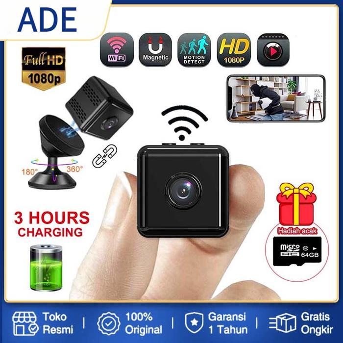 COD CCTV Mini 1080P Kamera Wifi Camera Mini Spy Cam Tersembunyi Kamera Pengintai Mini CCTV Baterai