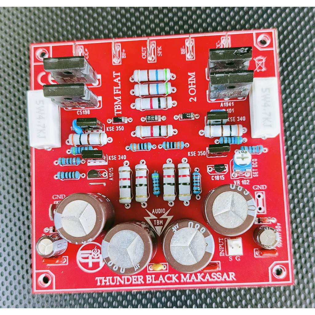 kit power tbm 2/4 ohm flat sublow / Low mid Joss