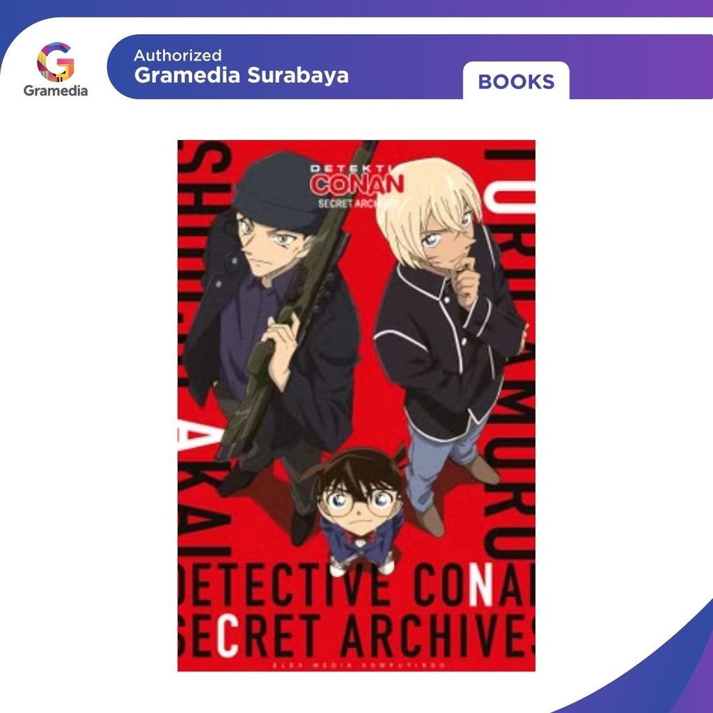 Gramedia Surabaya -  Detektif Conan Secret Archives 02 Shuichi Akai & Toru Amuro
