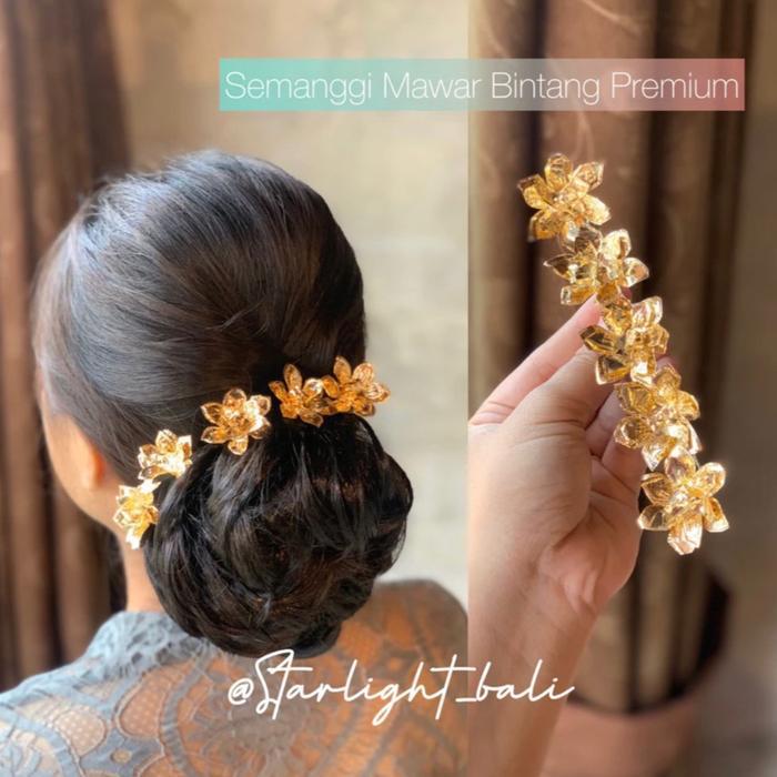 STARLIGHT BALI - Semanggi MAWAR / BINTANG D1 / Aksesoris Rambut / Semanggi Bali / Aksesoris Bali
