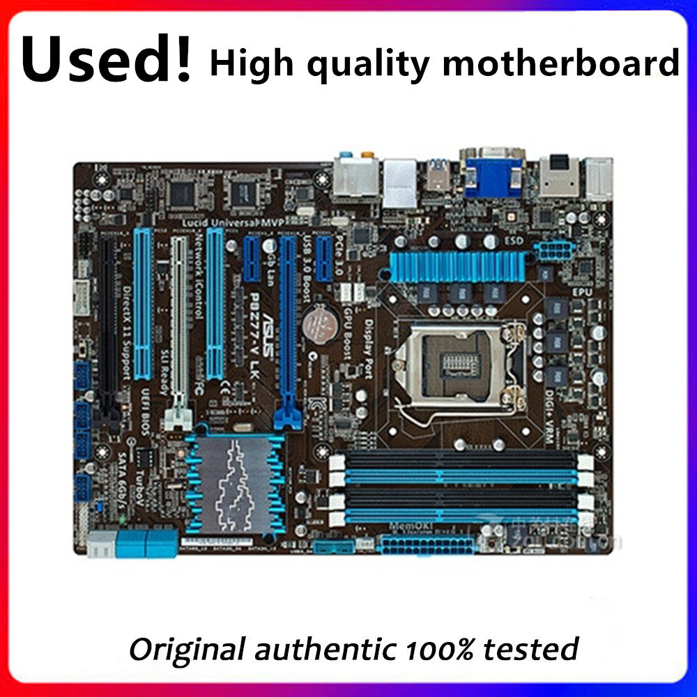For P8Z77-V LK Computer Motherboard LGA 1155 DDR3 For Intel Z77 P8Z77 Desktop Mainboard SATA II PCI-
