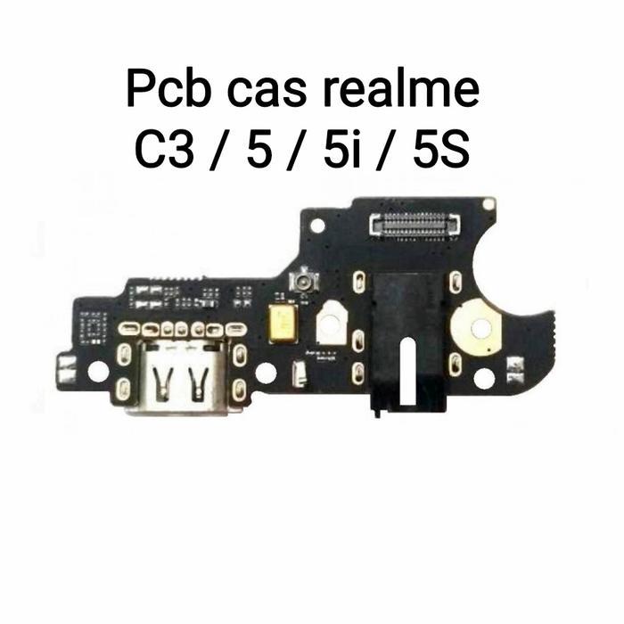 Cantikamobile_ Pcb Cas Realme C3 - 5 - 5I - 5S Papan Board Cas - Konektor Cas Realme