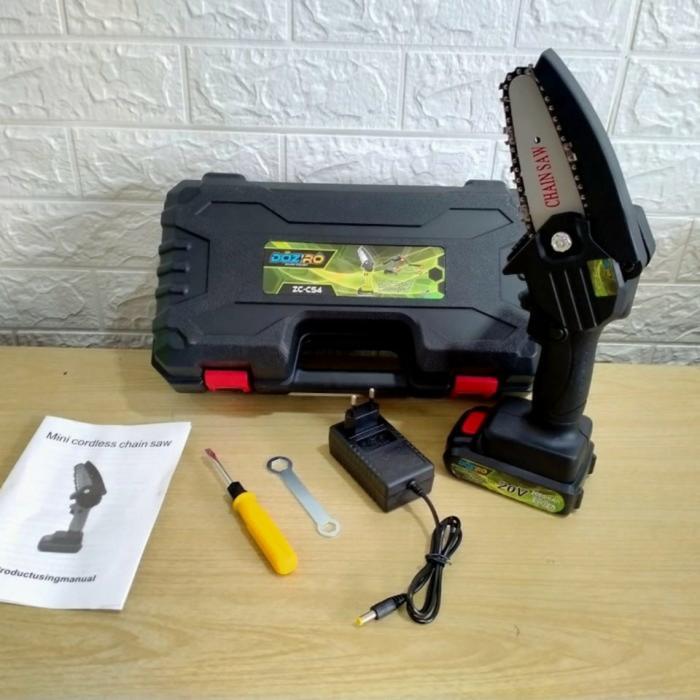 Populer Mini Cordless Chainsaw / Mini Cordless Chainsaw 4Inch Doziro Terlariss 