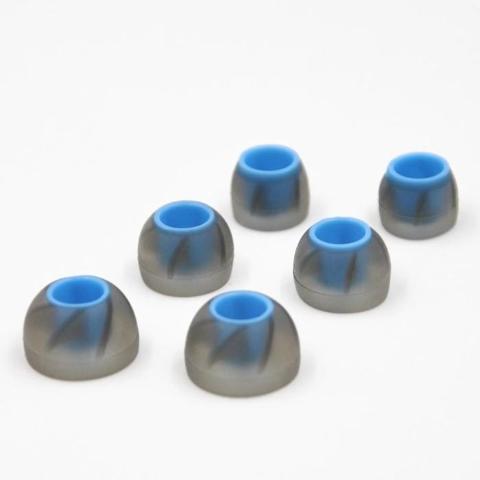 ivfo- Qkz Blue Silicone Eartips Wide Bore