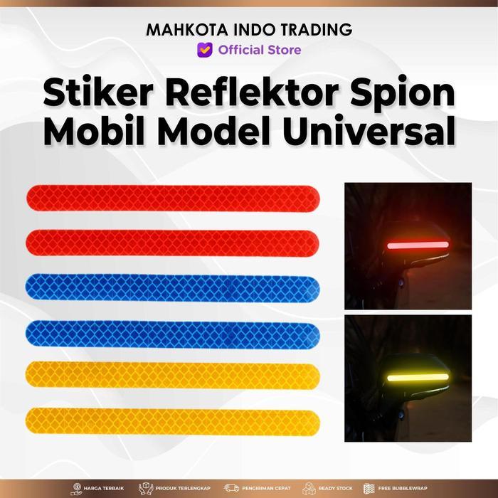 STIKER REFLEKTOR SPION MOBIL STIKER REFLECTOR MATA KUCING UNIVERSAL