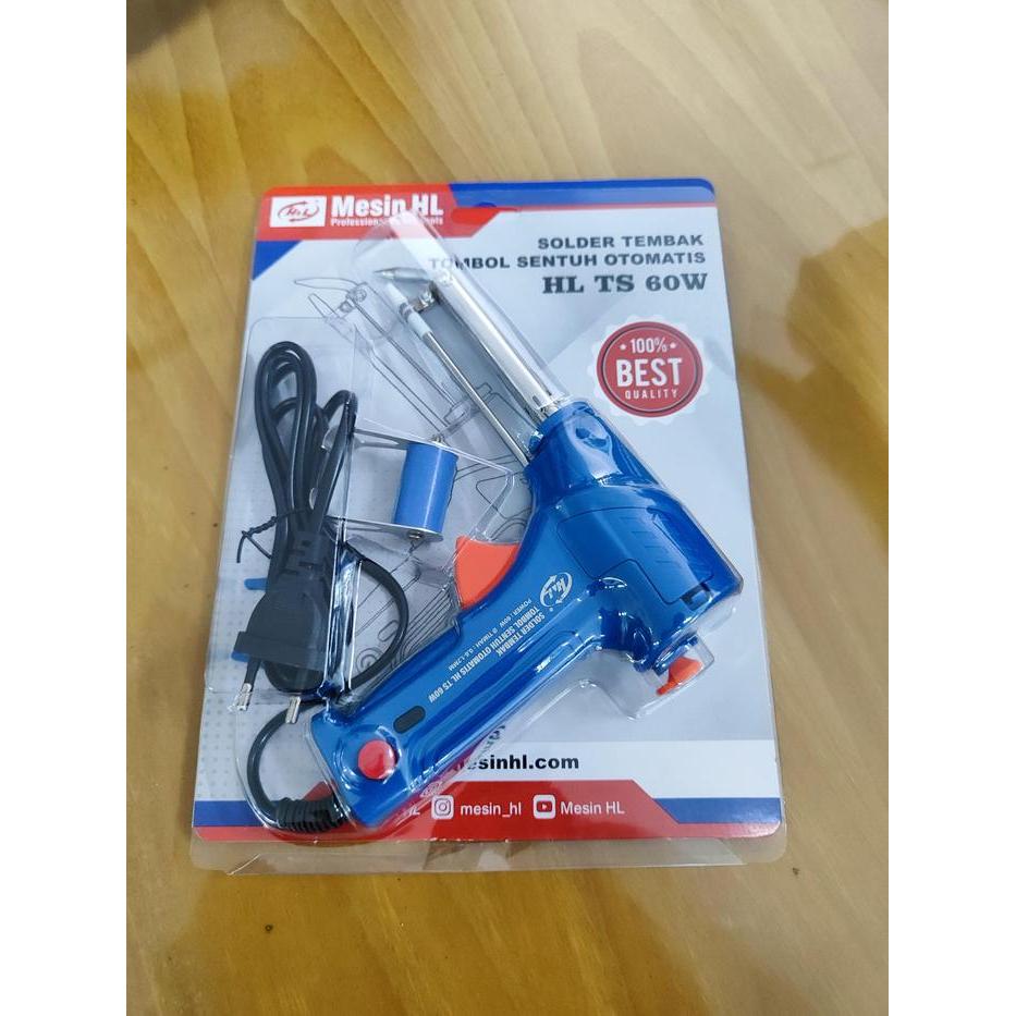 HL Solder Listrik Tembak 60 80 watt Timah Otomatis Iron Automatic Tin Gun tekiro dekko