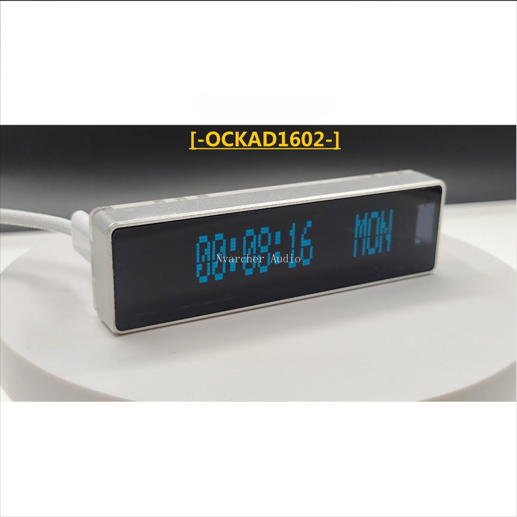 Simplified Digital Clock Aida64 Hardware Monitoring Secondary Screen Vfd Display Color