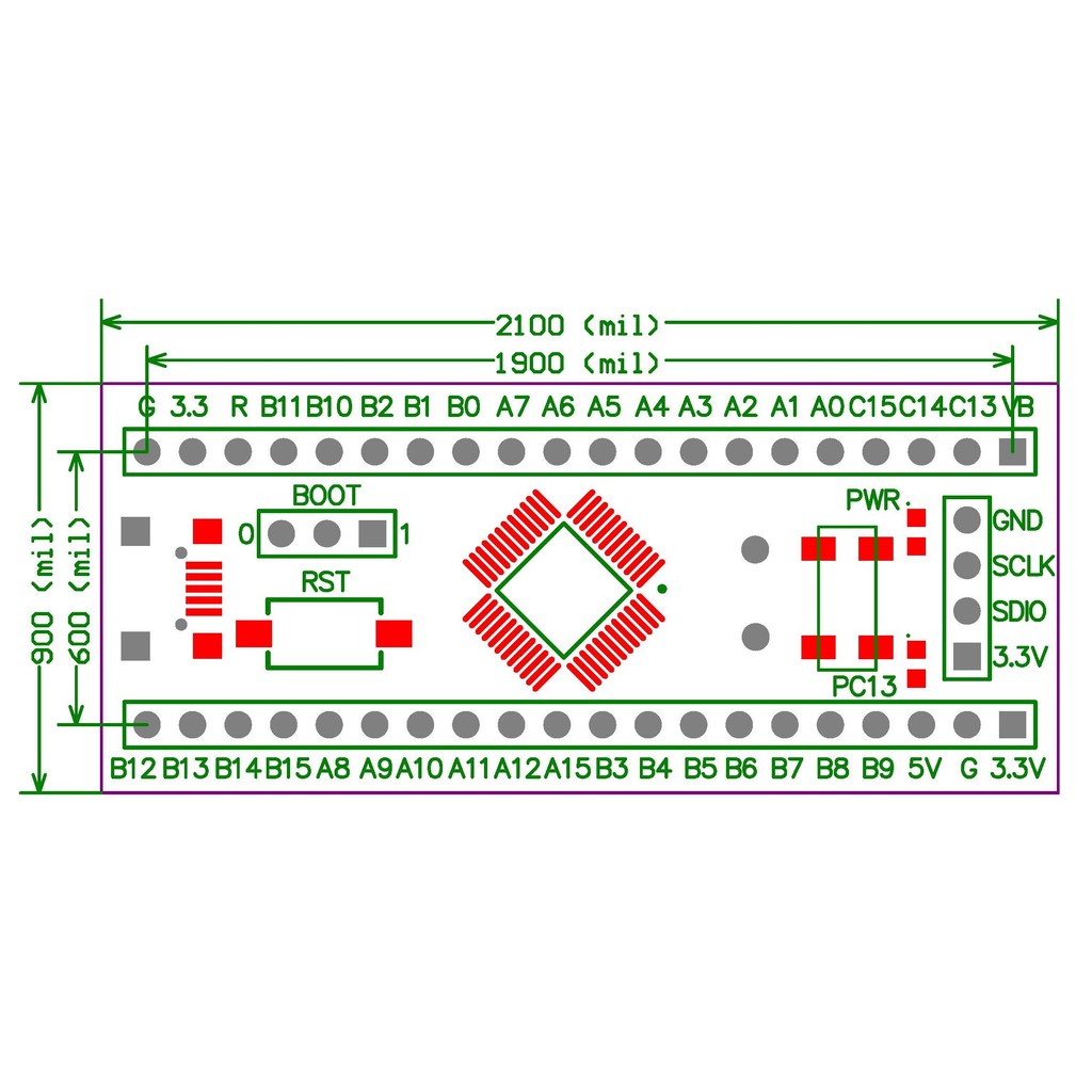 Gd32F103Cbt6 Core Board Large-Capacity Development Board Gd32F103 Minimum System Cbt6 Replaces Stm32