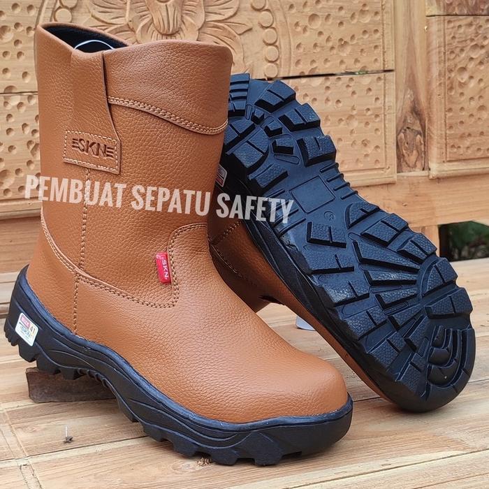 New Sepatu Safety Septi Ujung Besi Keselamatan Kerja Pria Wanita King Skn Joger Shoes Sepatu safety