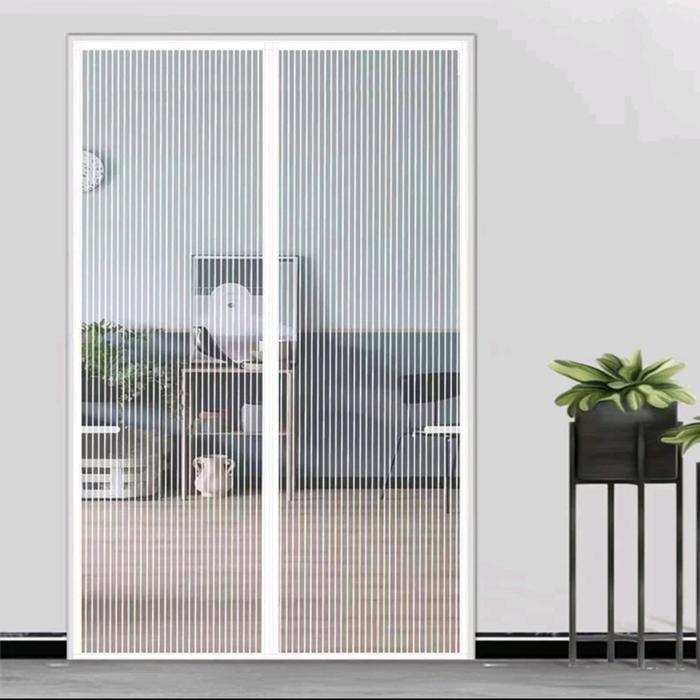 iwx9- Tirai Pintu Magnet Anti Nyamuk Ukuran Jumbo 120X210Cm/140X240Cm/150X240Cm/160X240Cm