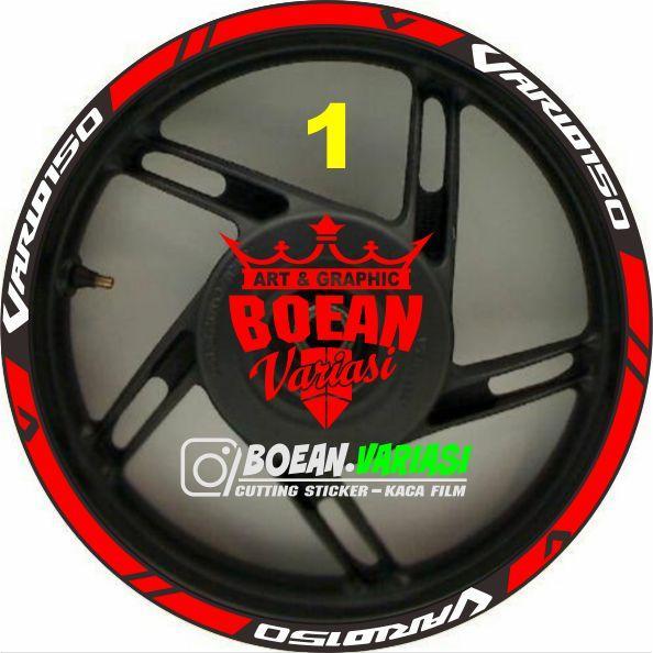 Cutting Sticker Lis velg vario 125 Vario 150