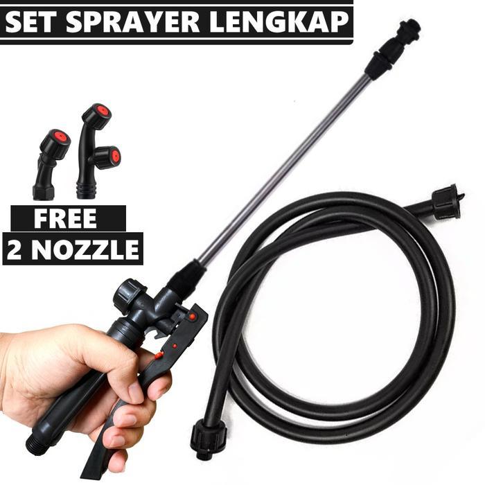 Paket alat semprotan sprayer elektrik pertanian set lengkap