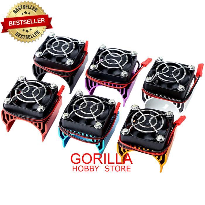 rc car motor heatsink fan cooling 540 550 3650 3660 HSP model rc car