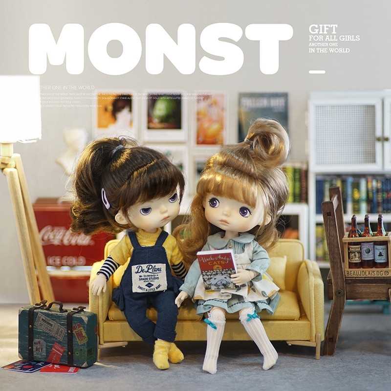 NEW Monst dolls BJD rubber Cartoon cute dolls
