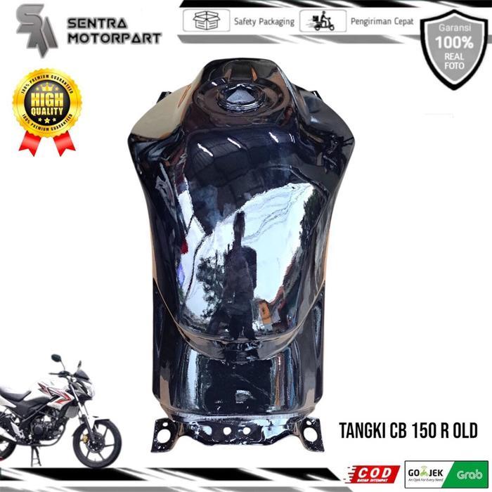 TANGKI TENGKI BENSIN MOTOR HONDA CB150 CB 150 R OLD LAMA 2012 2013 2014 2015 HITAM