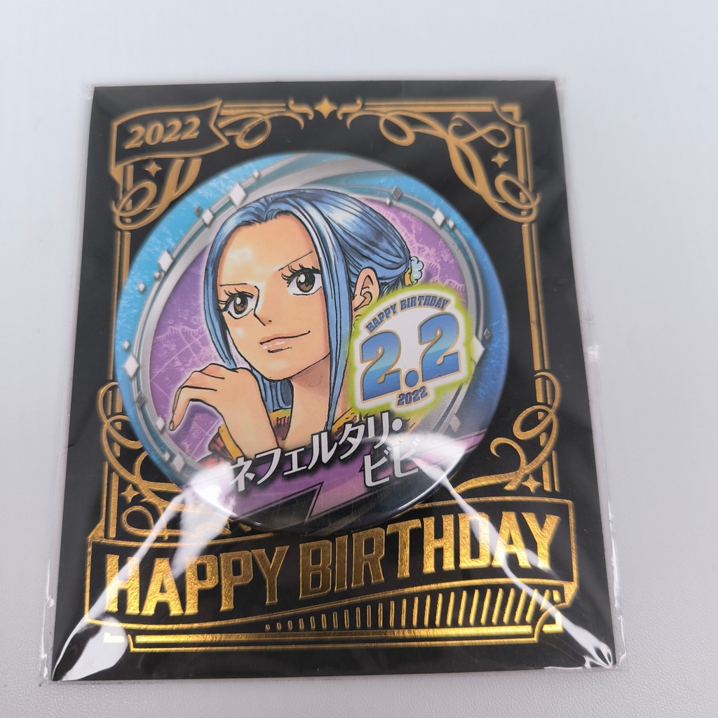 Can Badge One Piece Nefertari Vivi Birthday Edition
