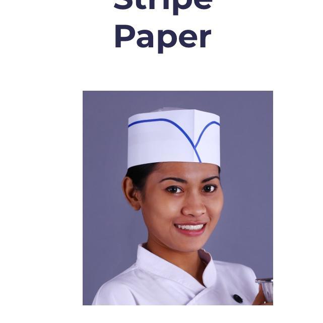 Topi Peci Koki Kertas Pria Wanita