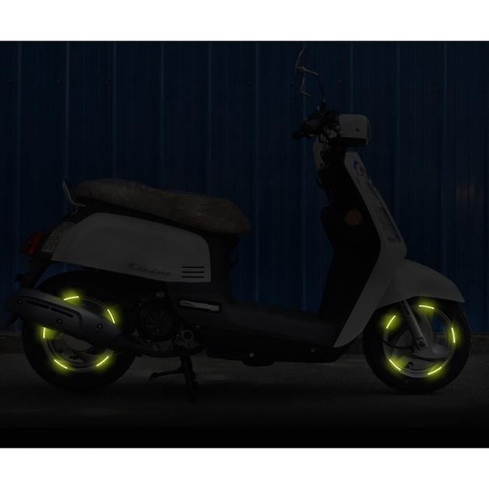 TERBARU stiker reflektor velg 20pcs motor mobil original impor pvc kendaraan aksesoris kendaraan