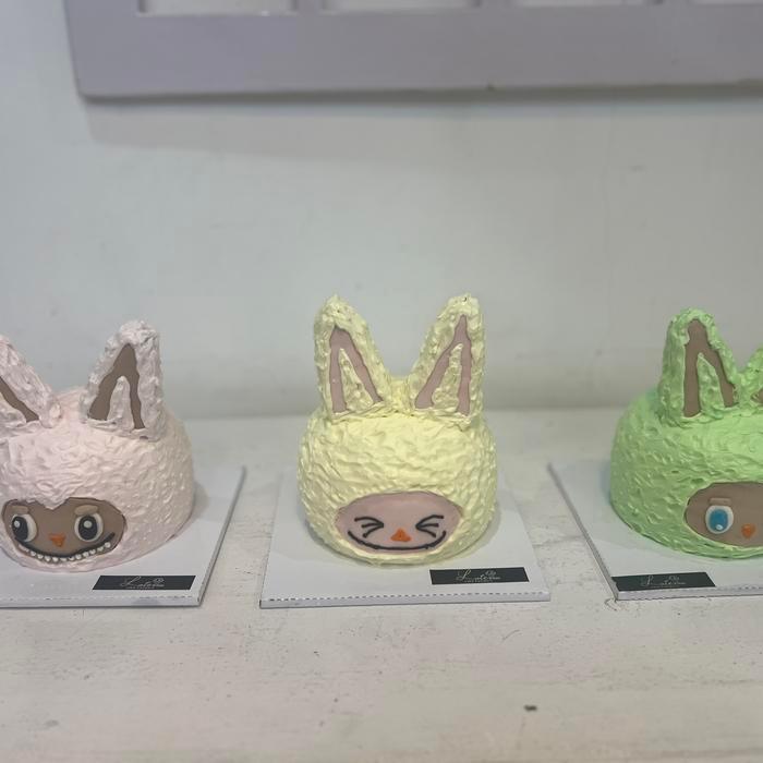 Cake labubu kue ultah kekinian korean cake viral kue labubu boneka labubu cake coklat kue ultah anak