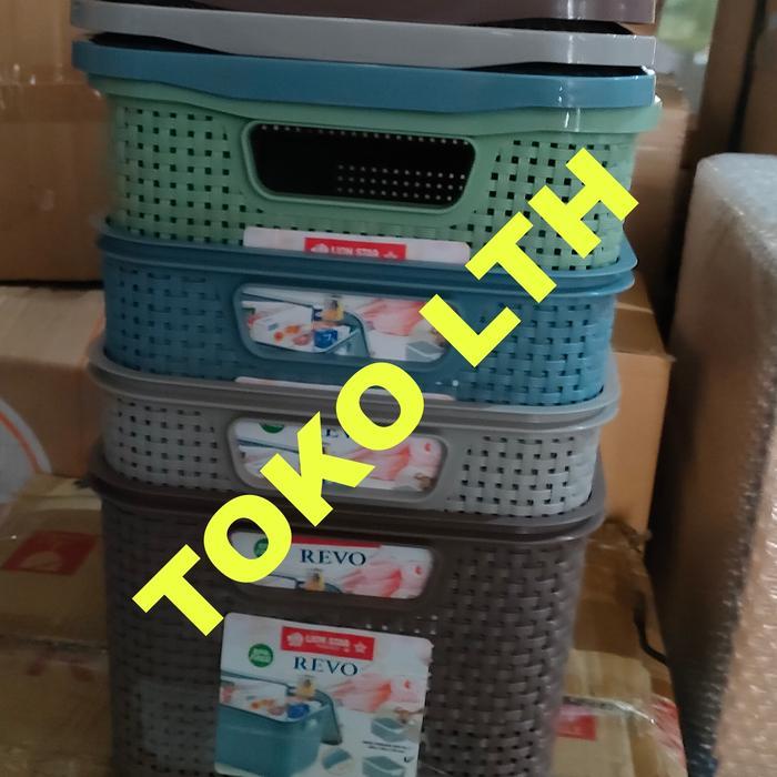 doni- Kotak Penyimpanan Serbaguna Revo 10 Liter Lion Star Container Wadah