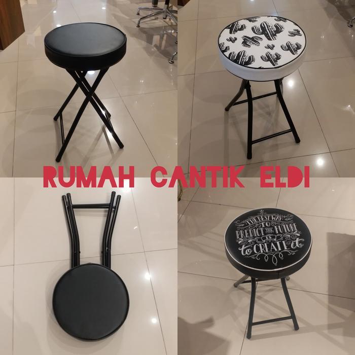 IFY (IMPORT) KURSI LIPAT BULAT BAHAN RANGKA BESI & DUDUKAN BUSA TEBAL BY INFORMA TERMURAH TERLARIS